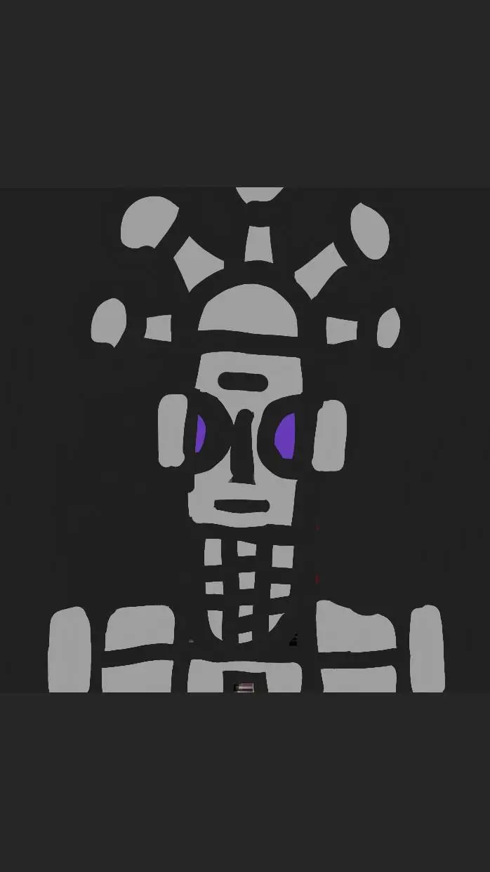 ai character: robô fofo background