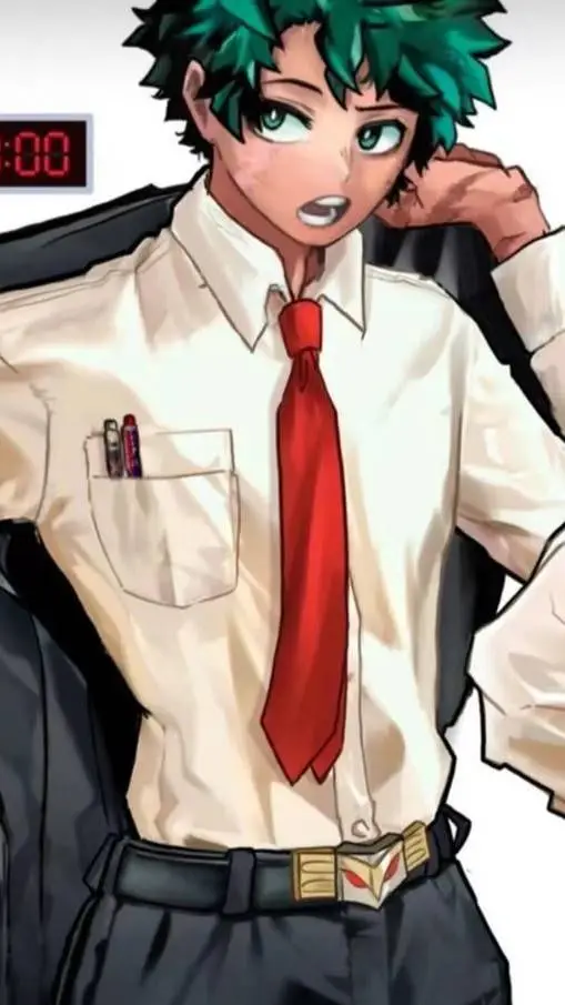 ai character: Deku teacher background