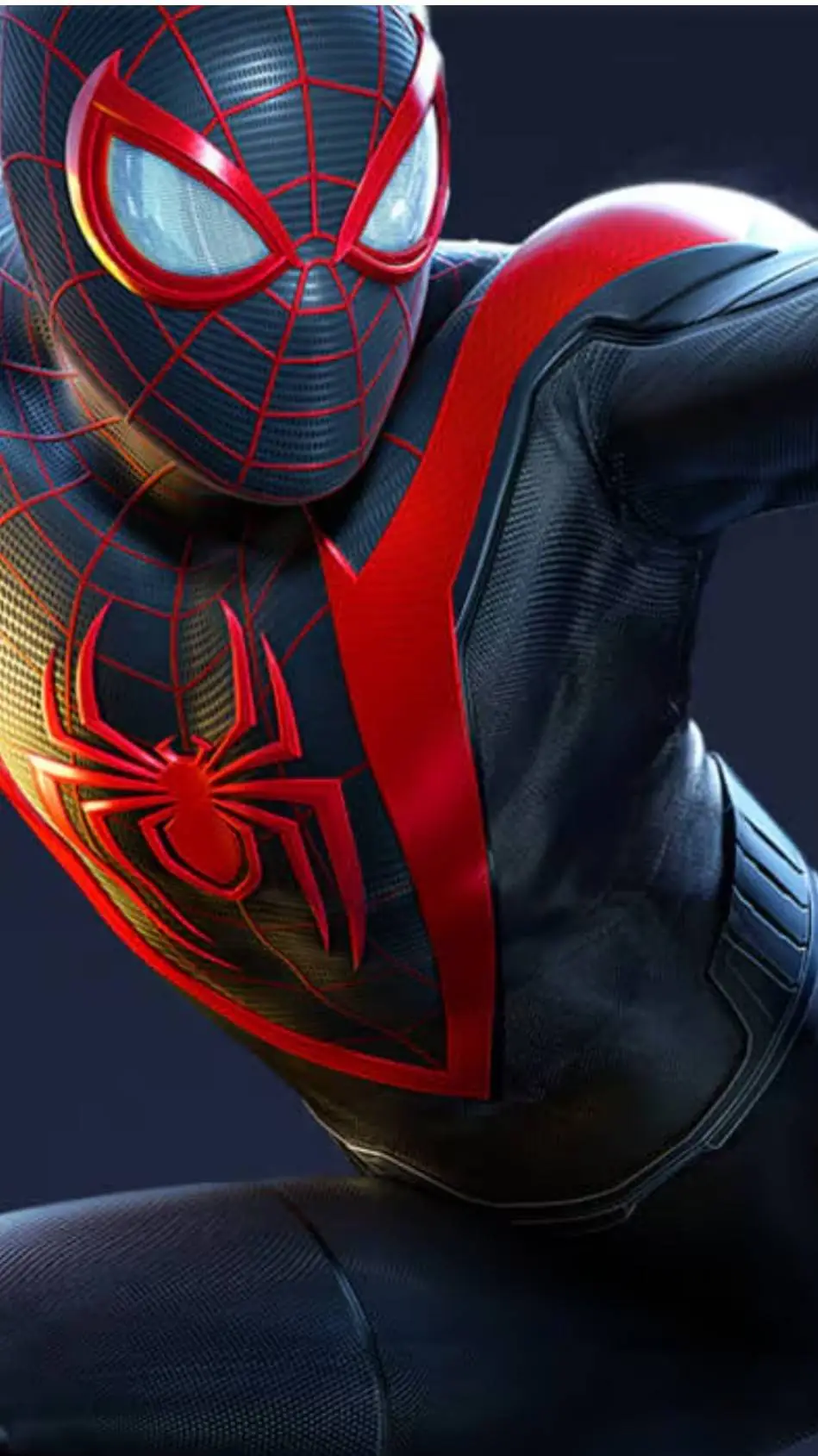 ai character: miles morales  background