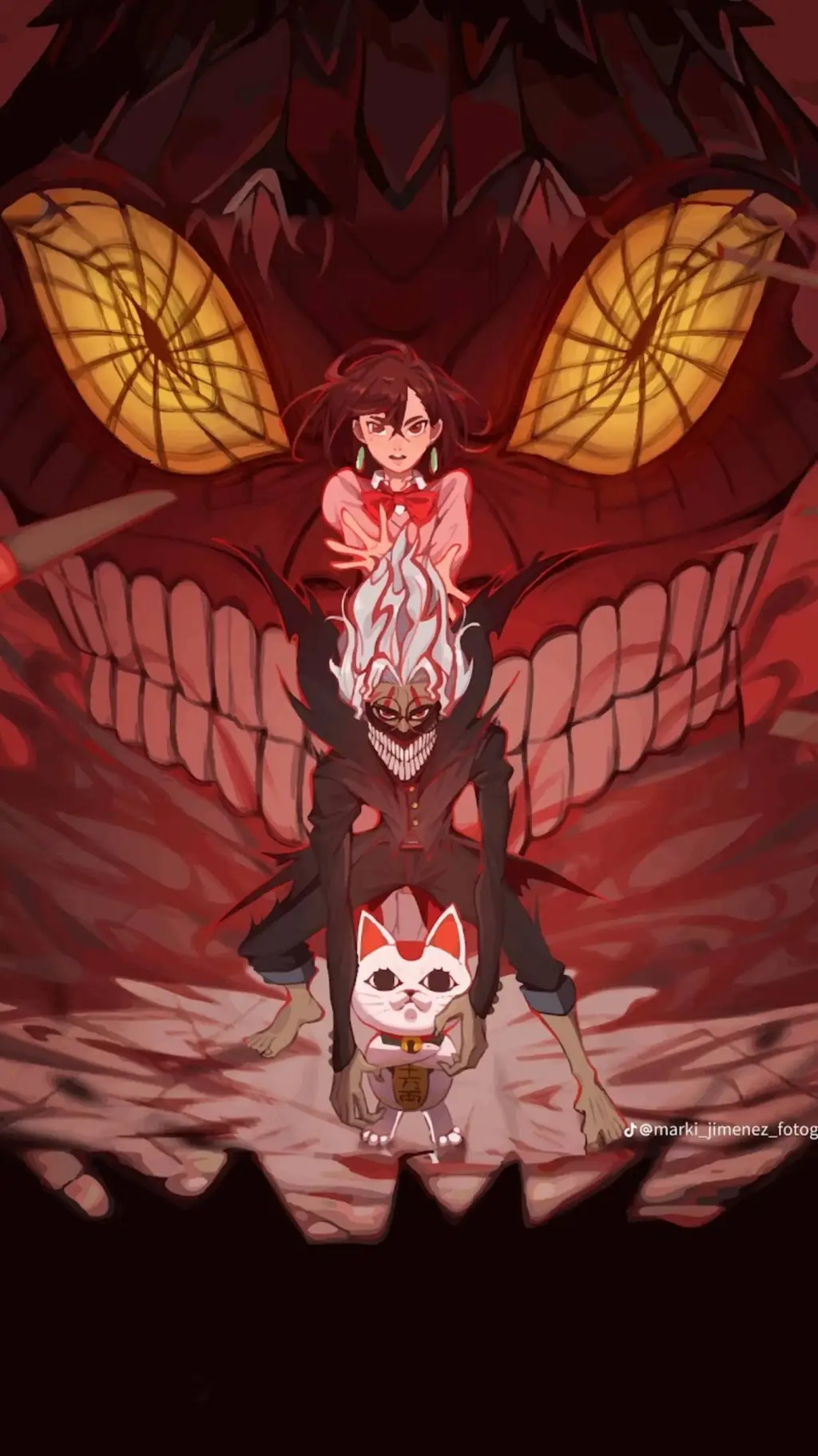 ai character: okarun background