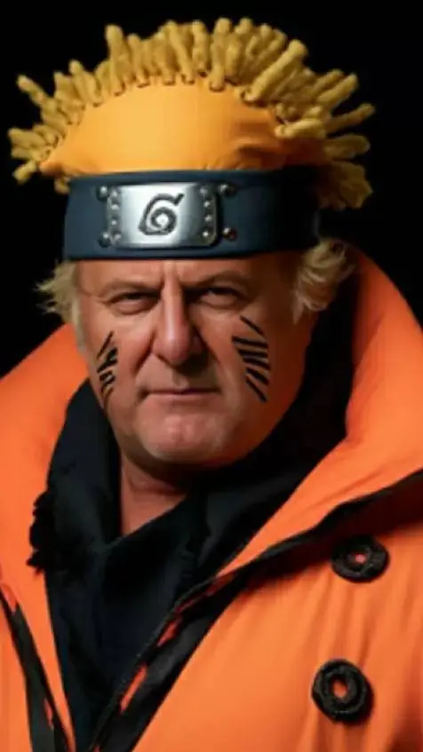 ai character: Gerry Scotti  background