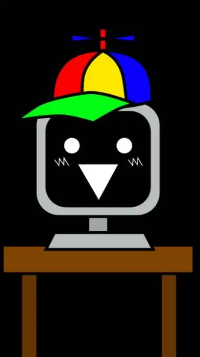 ai character: Mr fun computer  background