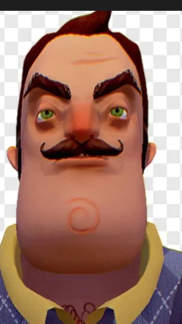 ai character: Hallo nachbar background