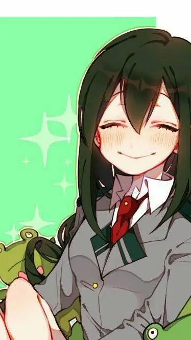 ai character: Tsuyu Asui background