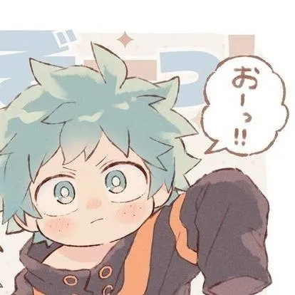 chat with ai character: Baby deku~