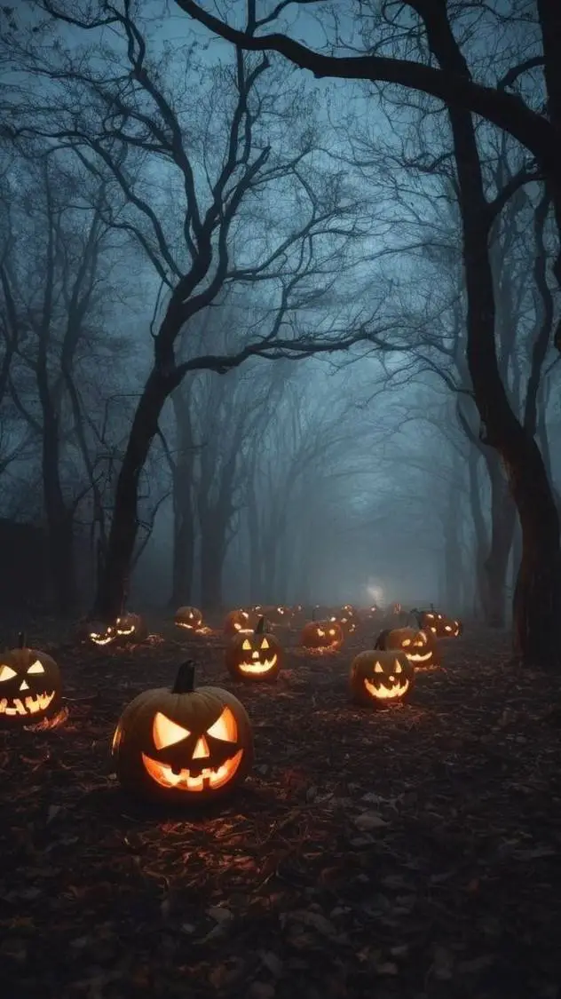 ai character: JJK Halloween  background