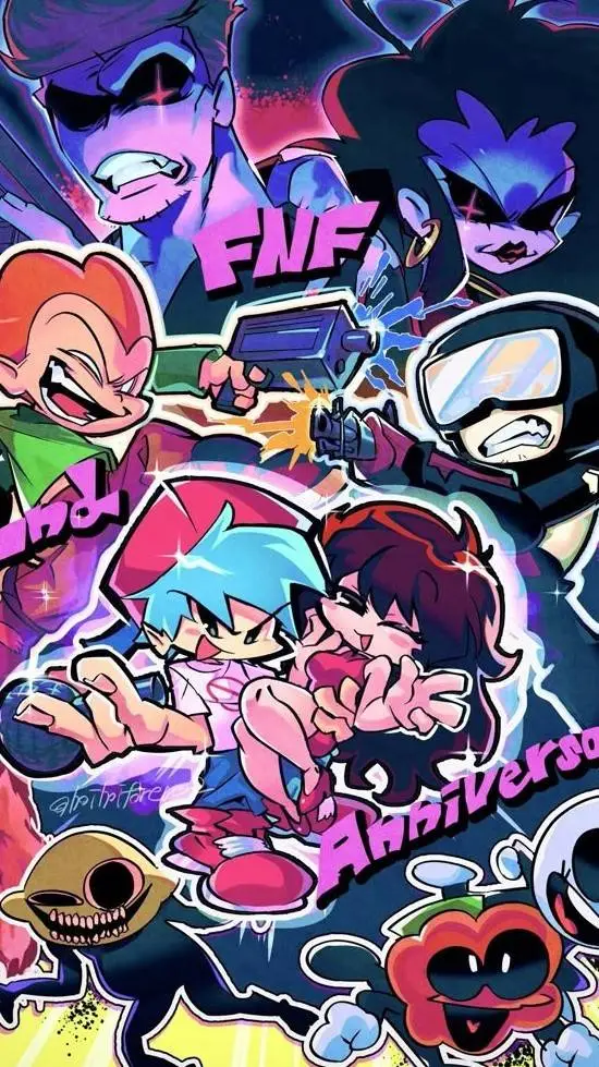 ai character: Fnf fiesta 🎤🪅 background