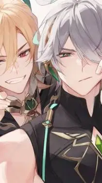 ai character: kaveh x Alhaitham  background