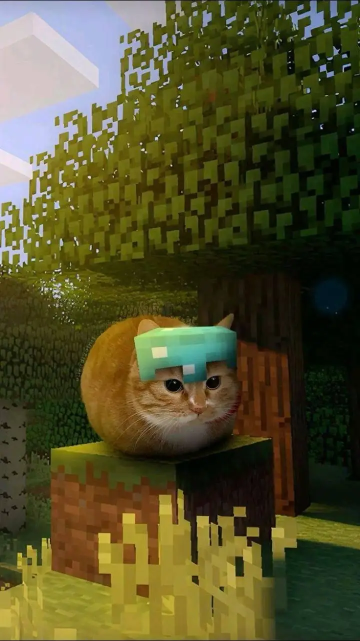 ai character: Minecraft background