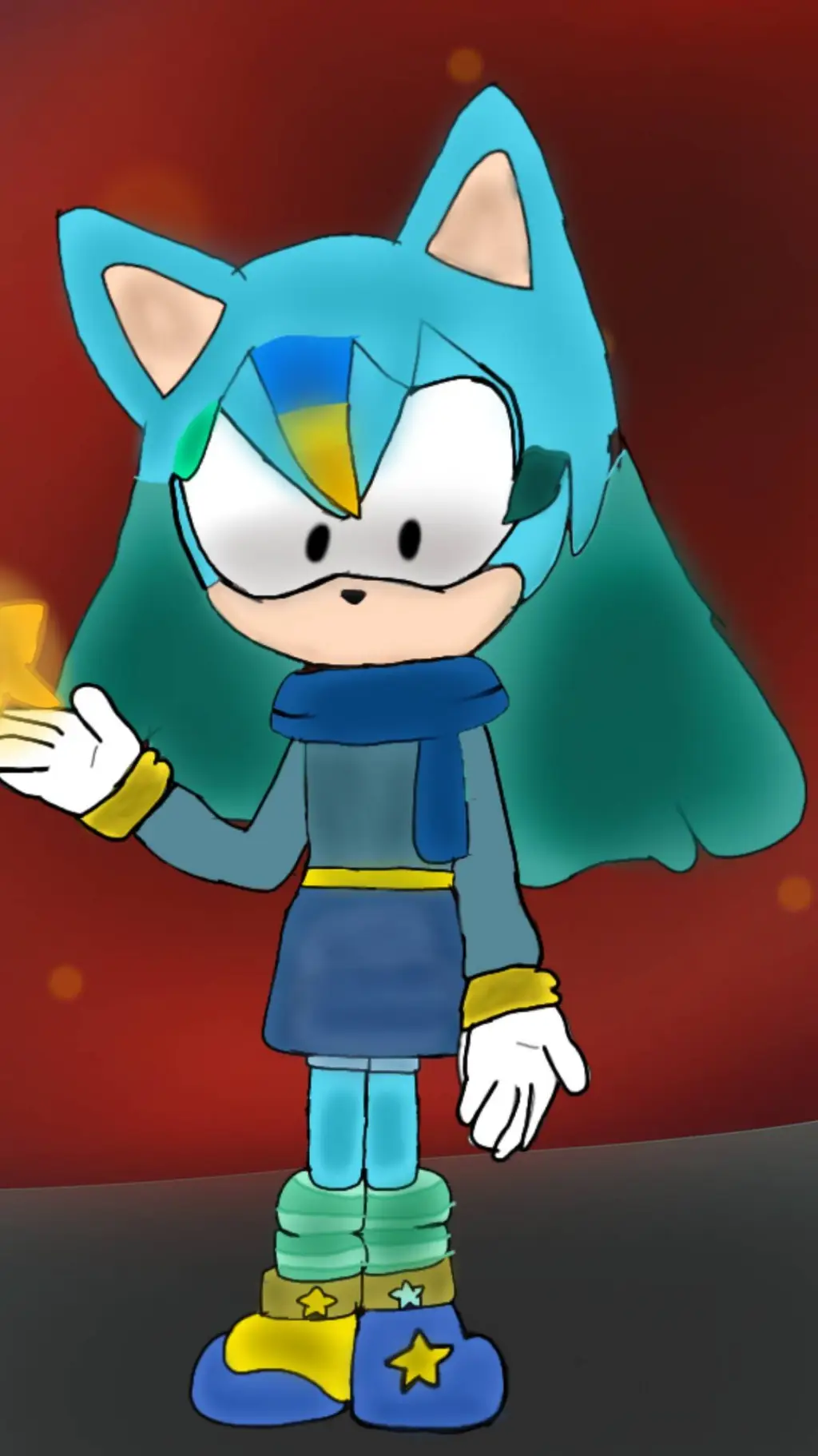 ai character: lumina background