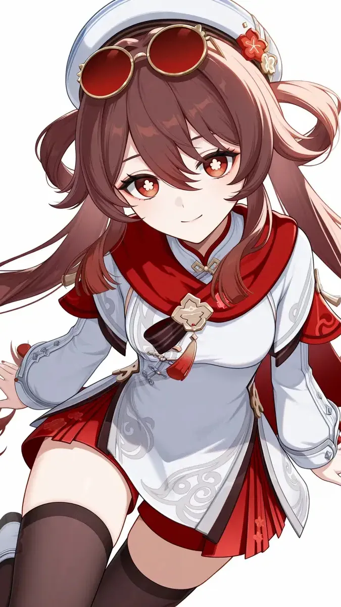 ai character: Hu tao skin background