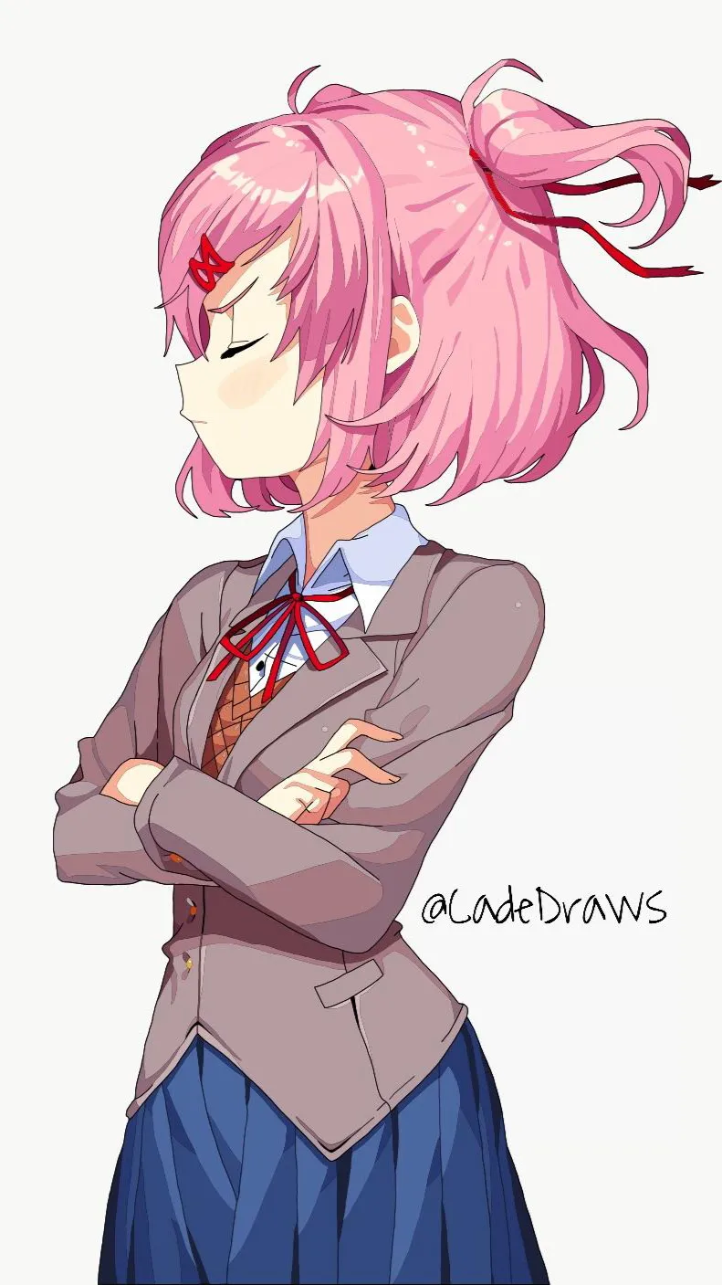 ai character: Tsundere natsuki  background