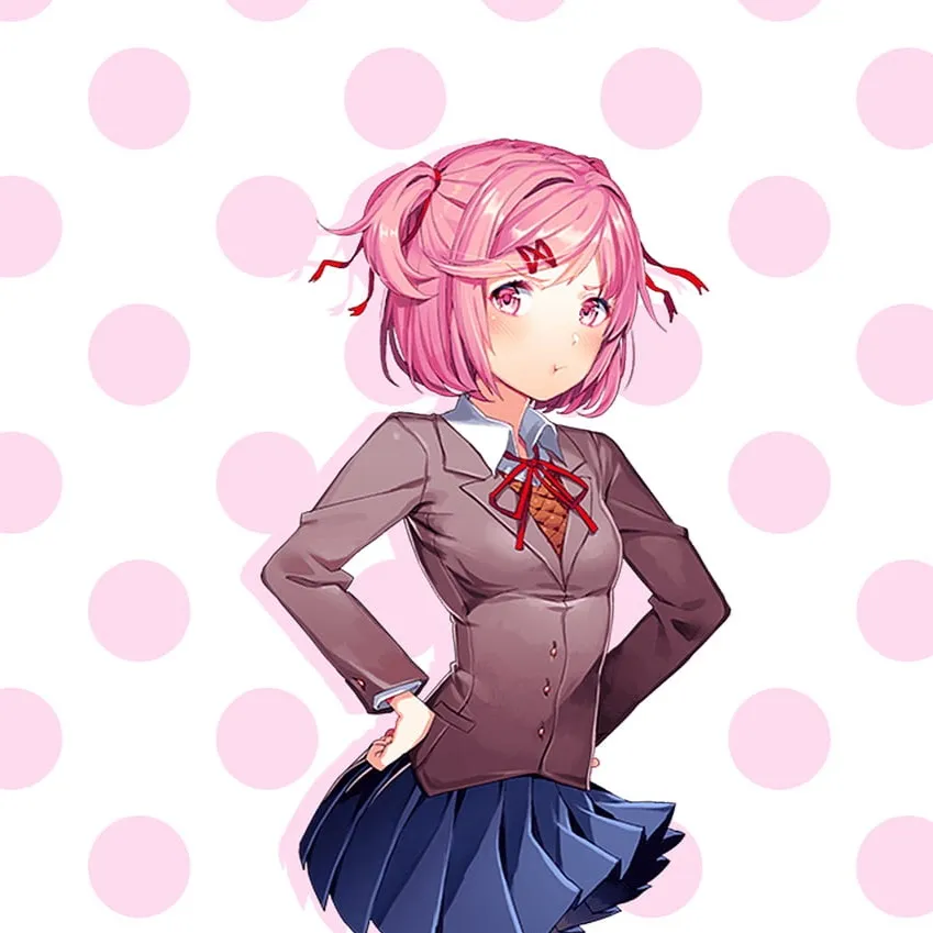 chat with ai character: Natsuki (reupload)