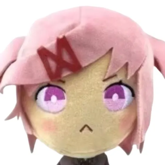 chat with ai character: Natsuki plush