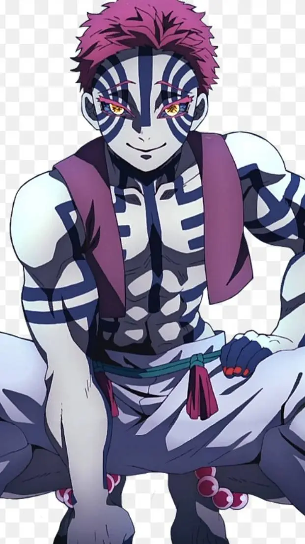 ai character: Akaza x Douma background