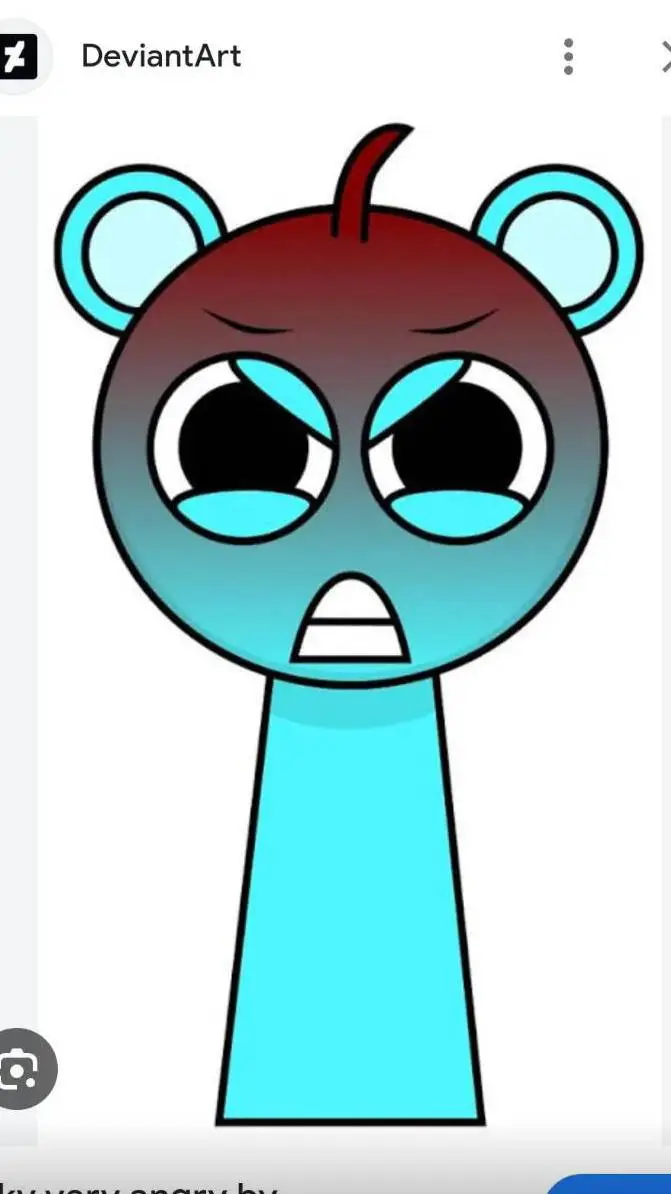 ai character: sky hate sprunki  background