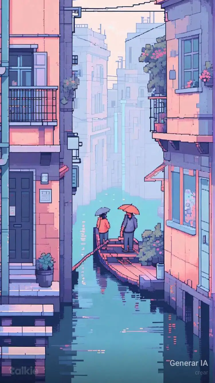 ai character: ciudad del Chavo background
