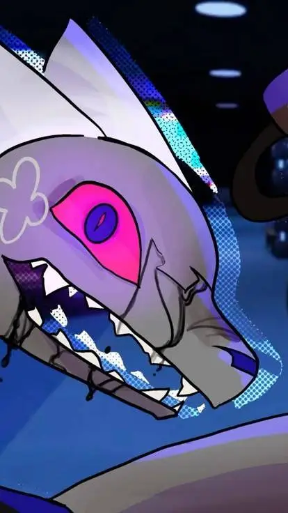ai character: twisted pebble background