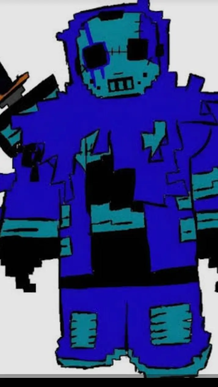 ai character: slashe retro background
