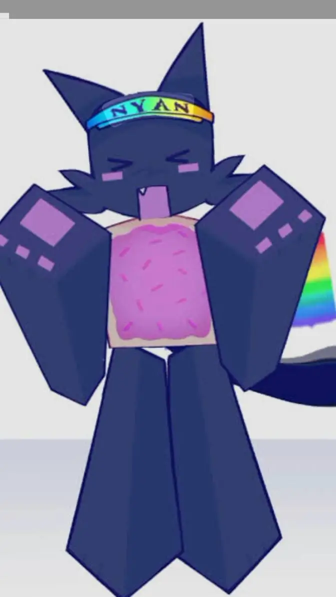 ai character: Nyan cat :D background