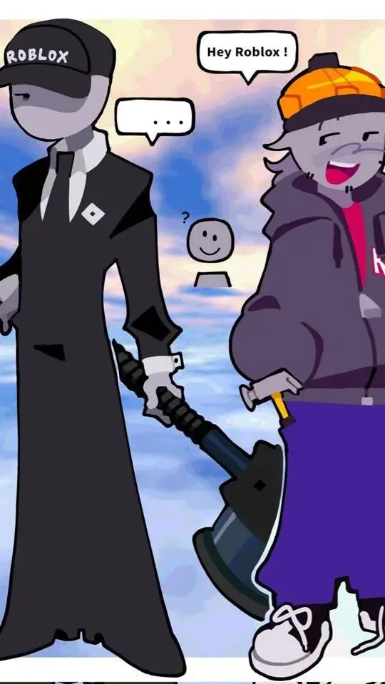 ai character: Builderman:.... background