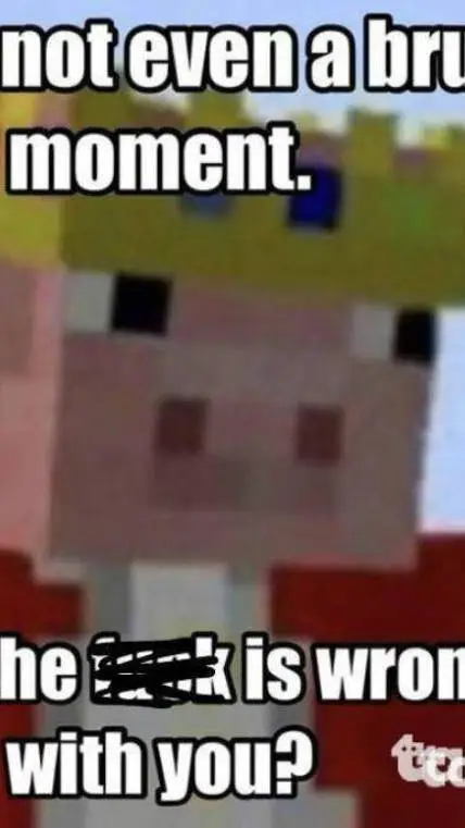 ai character: The Mincraft World background