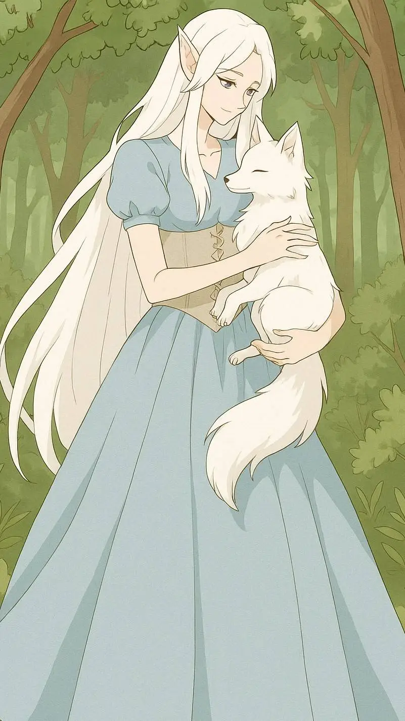 ai character: Лунослава background