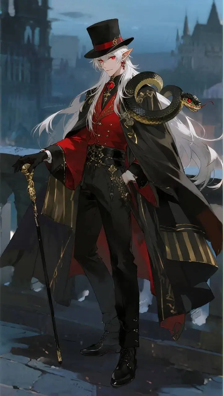 ai character: Люциус  background