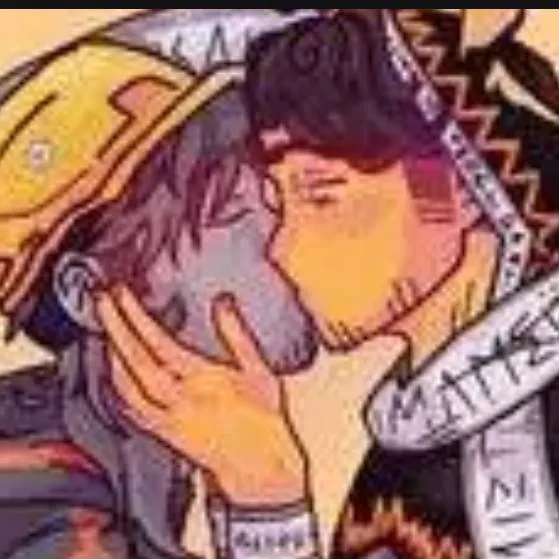 chat with ai character: men kissing