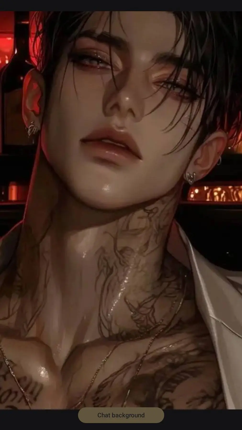 ai character: [The Bartender]🍾🍺 background