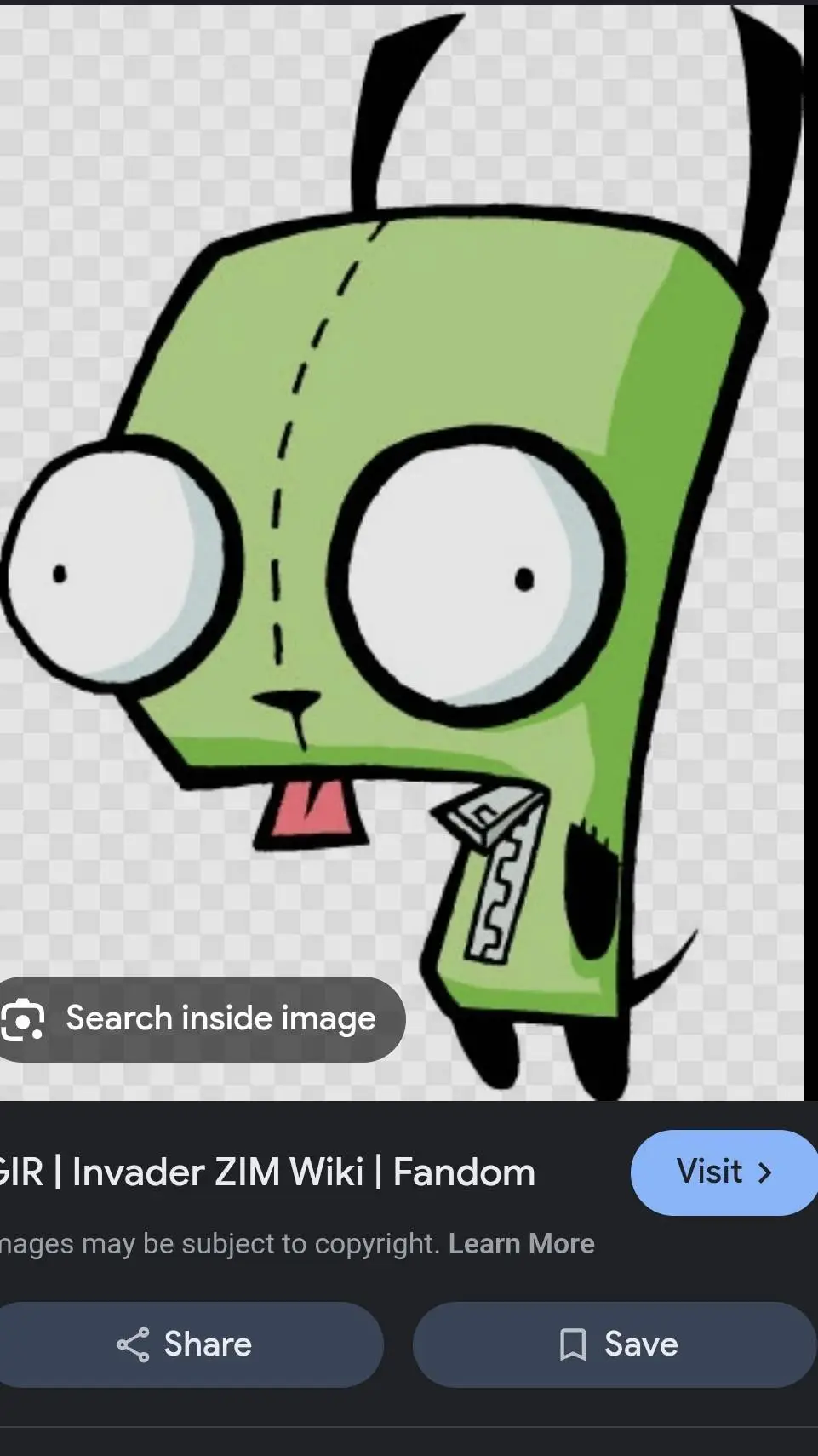 ai character: ✨GIR✨✨ background