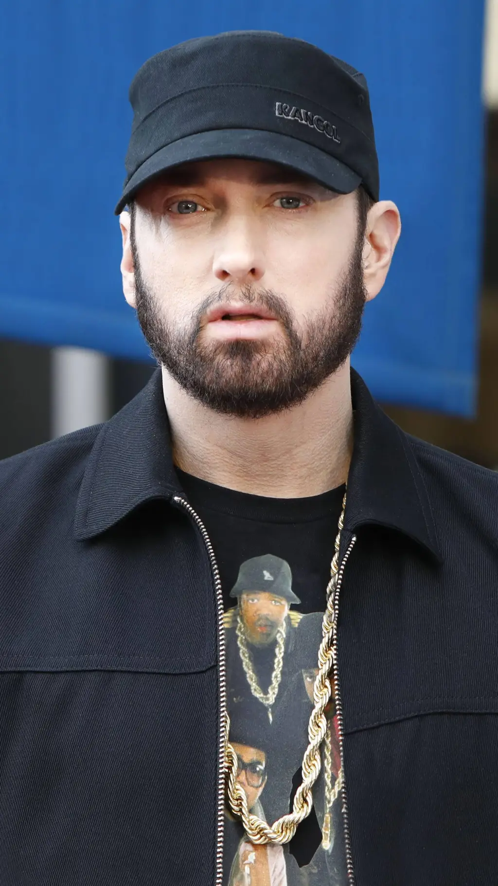 ai character: Eminem  background