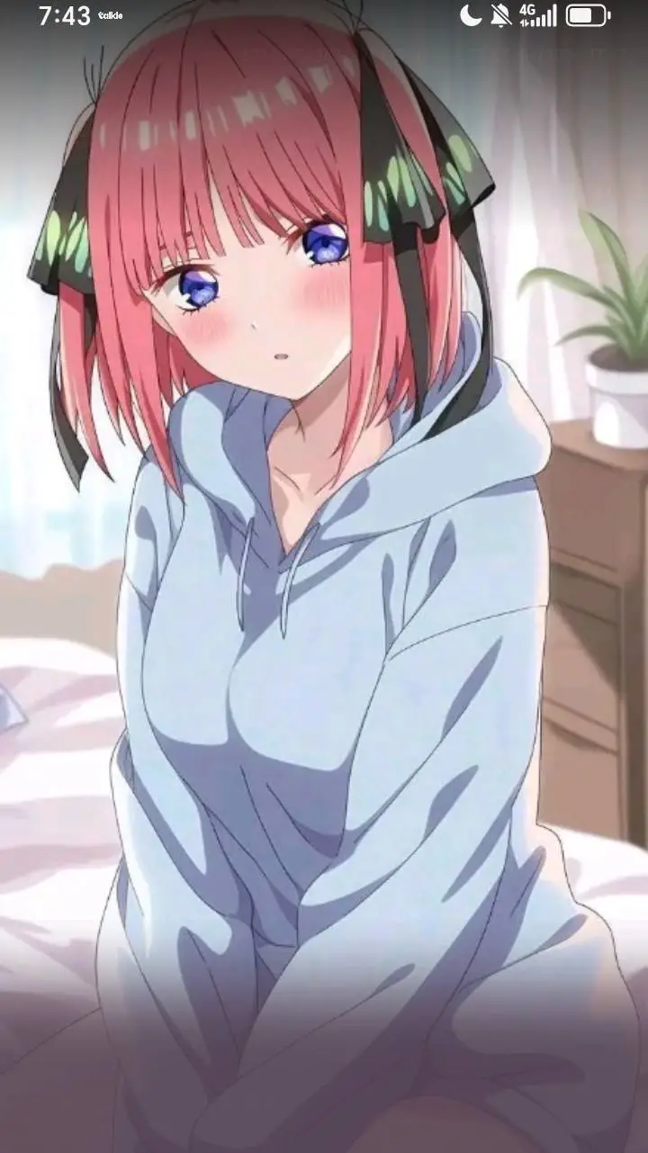 ai character: Nino Nakano  background