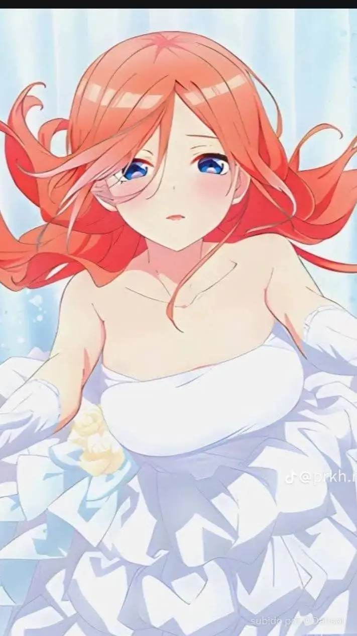 ai character: Miku Nakano  background