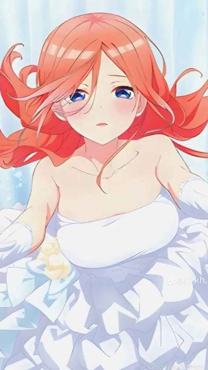 ai character: Miku Nakano  background