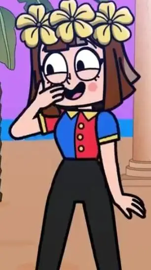 ai character: pomni  background