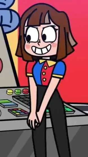 ai character: pomni  background