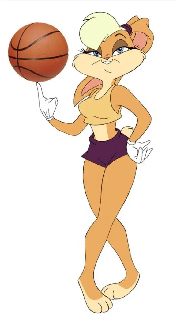 ai character: Lola Bunny  background