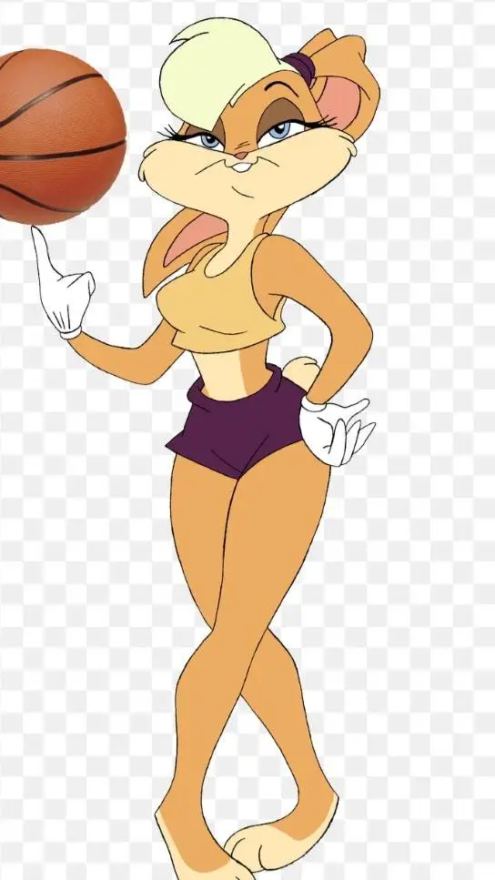 ai character: lola Bunny  background