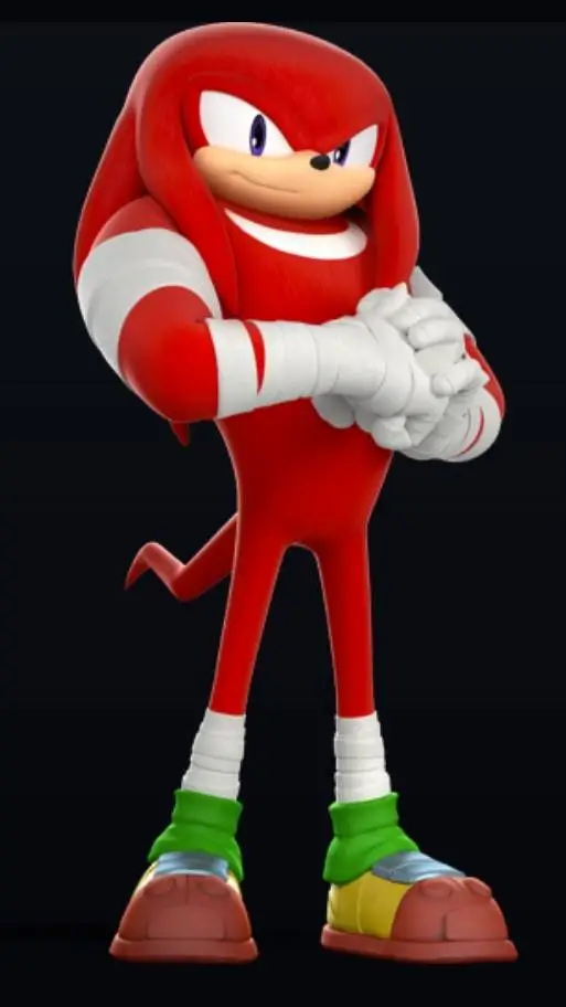 ai character: knuckles  background