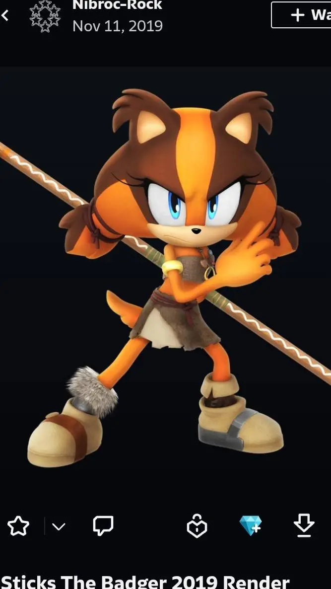 ai character: sticks  background