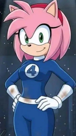 ai character: Amy Rose  background
