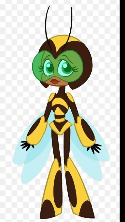 ai character: bumblebee,  background