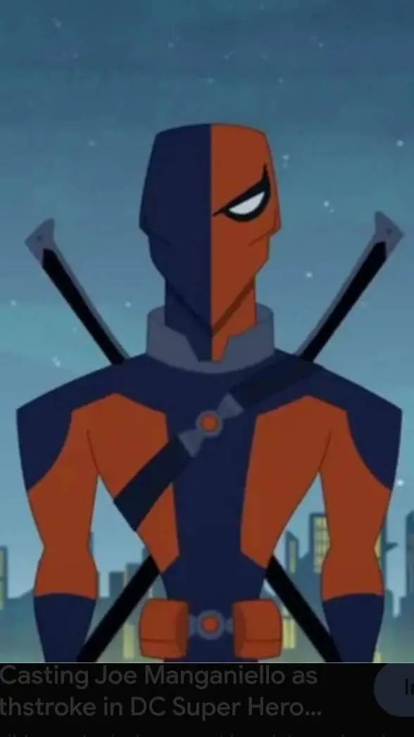 ai character: deathstroke  background