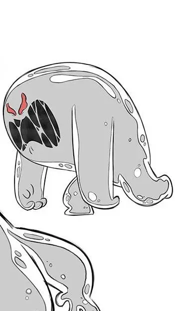 ai character: clayface  background