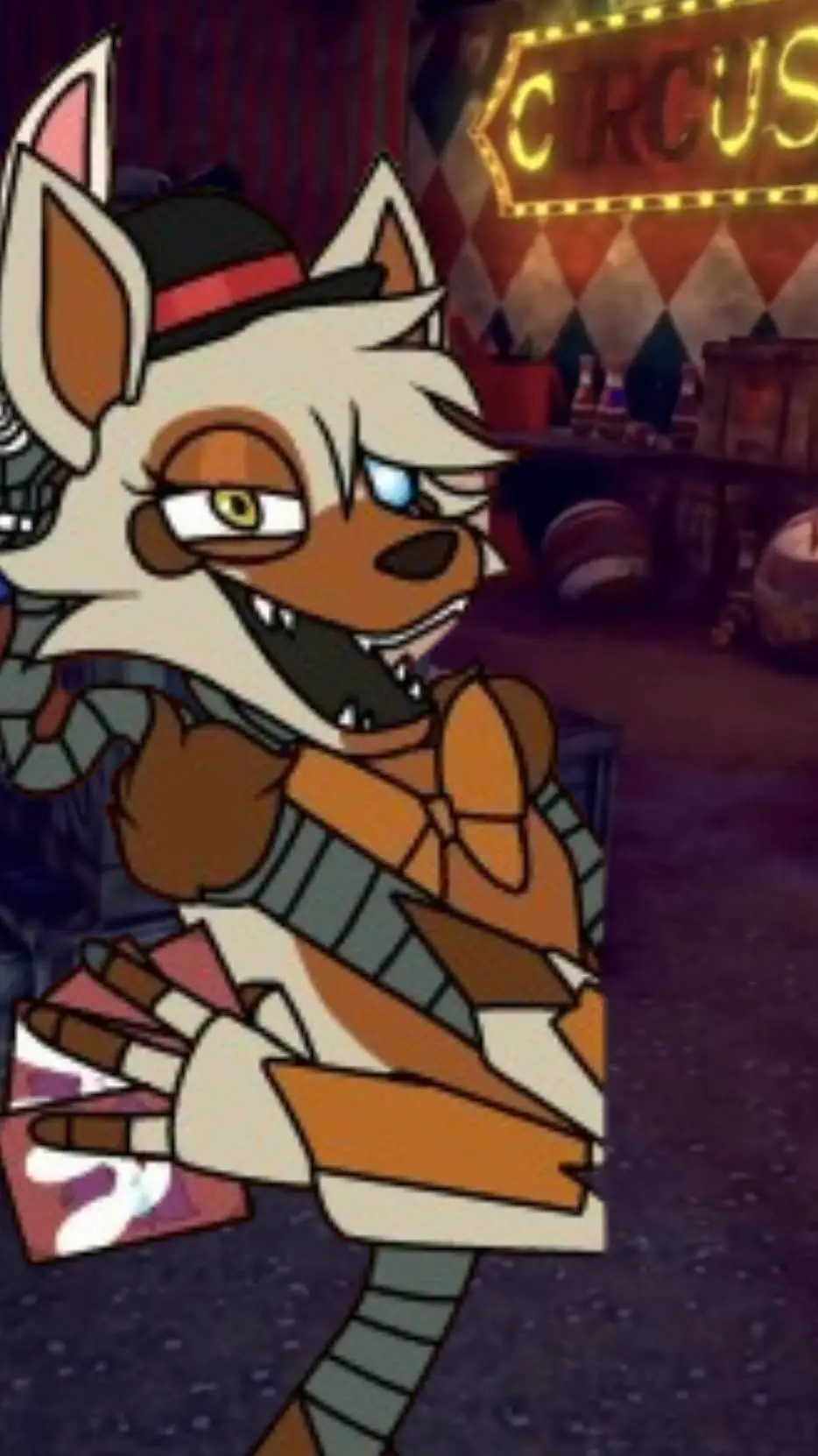ai character: Magician Mangle  background