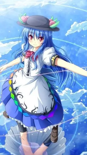 ai character: Tenshi Hinanawi background