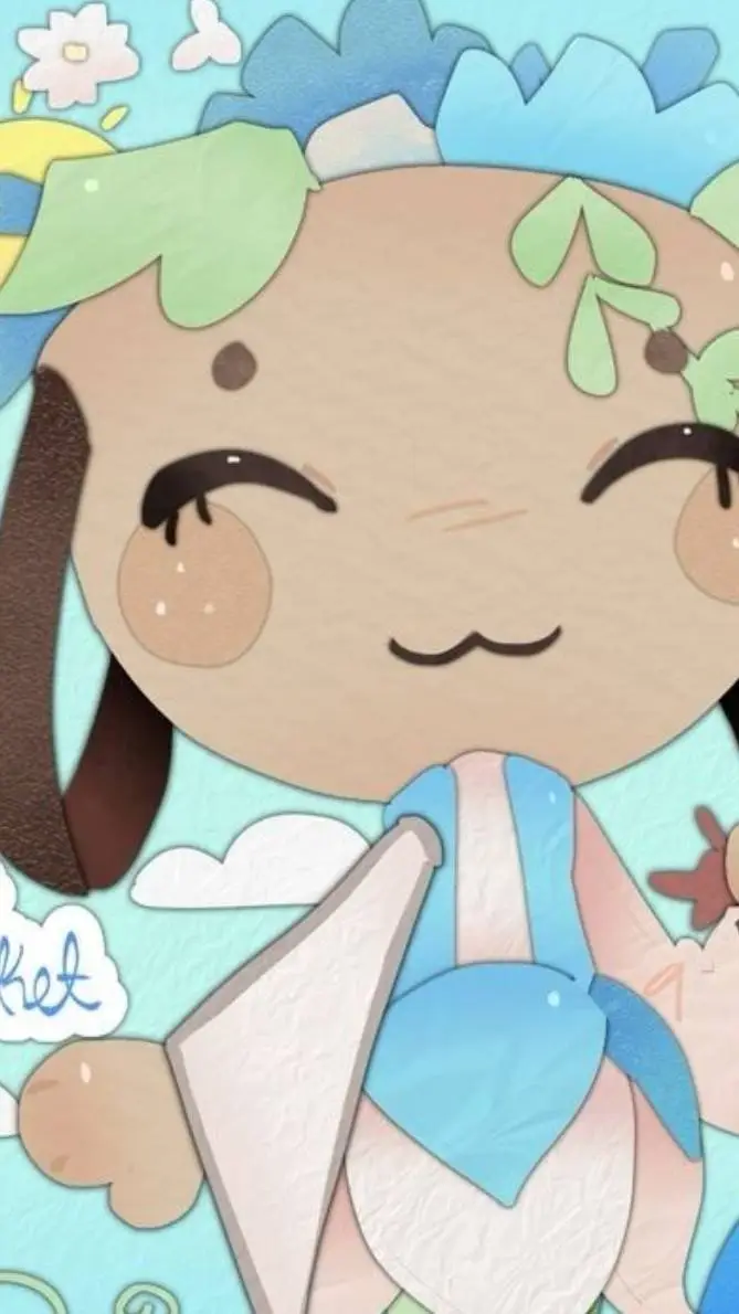 ai character: 🩵BelleBasketBassie background