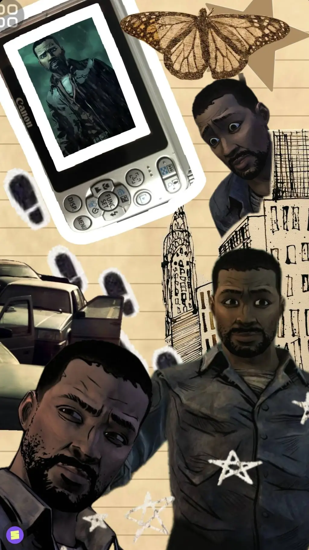 ai character: Lee Everett background