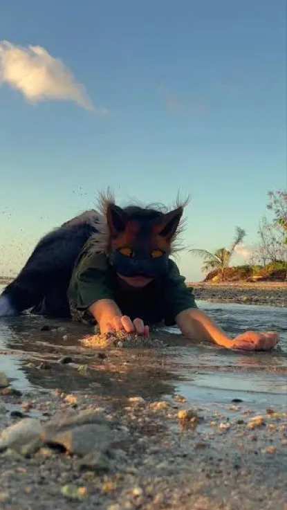 ai character: Therian world  background